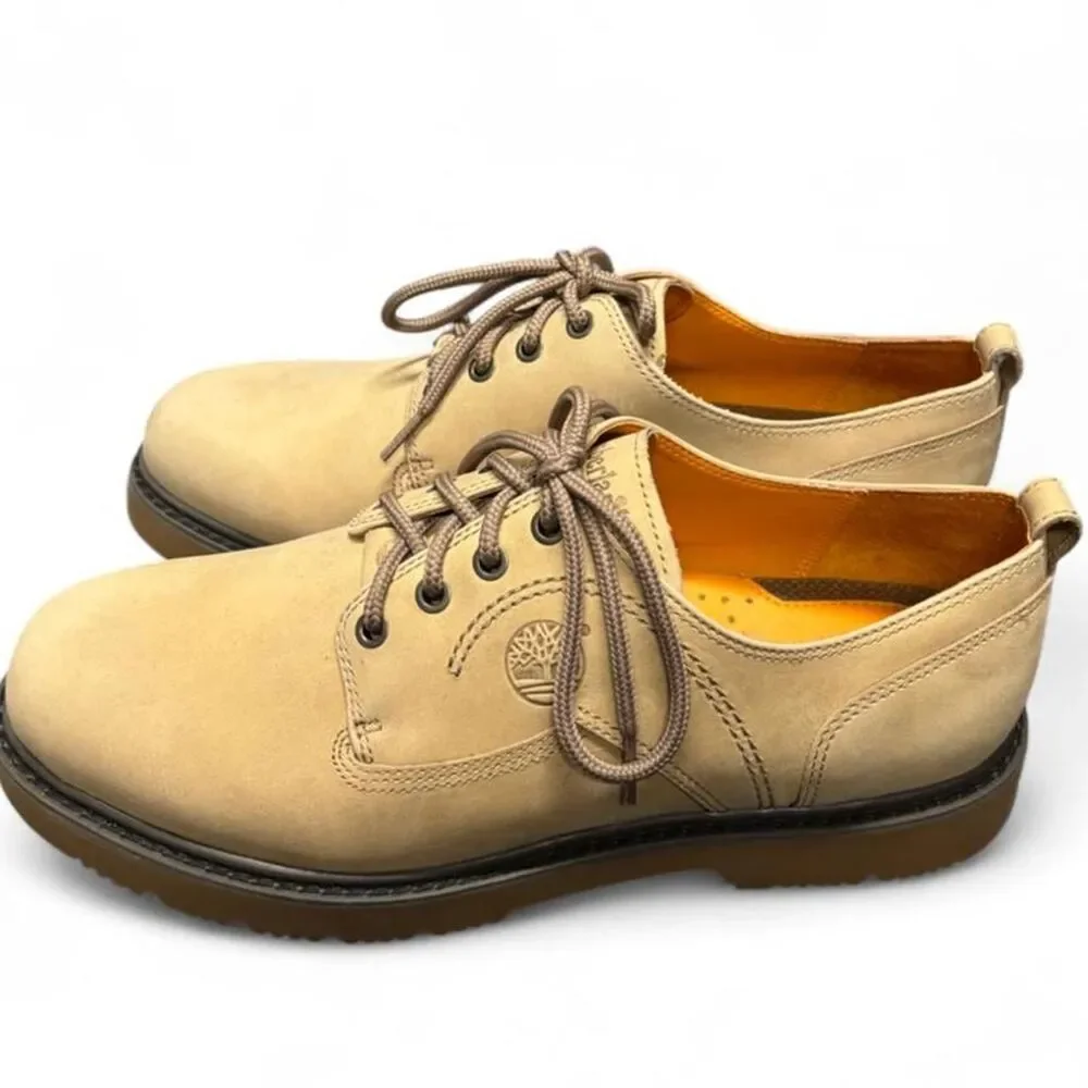 NEW Timberland Heritage Oxfords 11M Wheat Nubuck — New Without Box